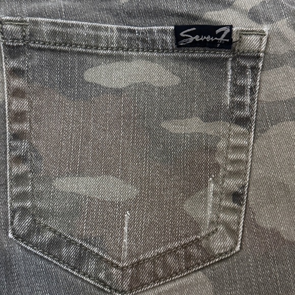 Seven7 Olive Camo Skinny Jeans women’s‎ size 8 (D40) - Picture 4 of 10